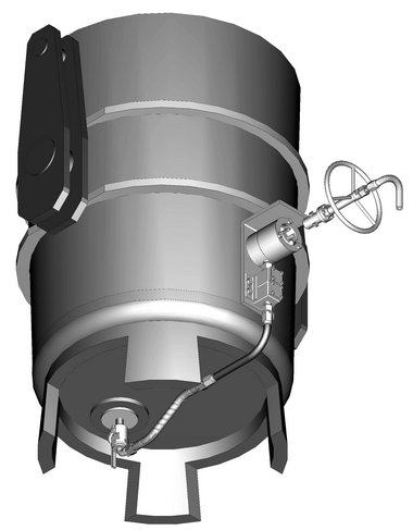 Argonpfanne mit BEDA-Pfannenspülung